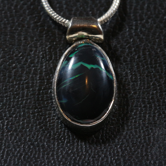 Emily's Black Opal Mountain Picture Stone