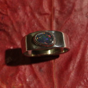 Opal Pinfire Ring